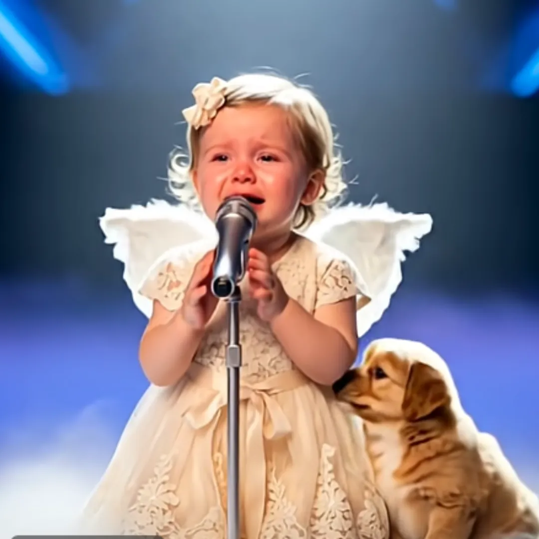 The 4-Year-Old Girl and Her Little Dog Brought a Stage to Tears