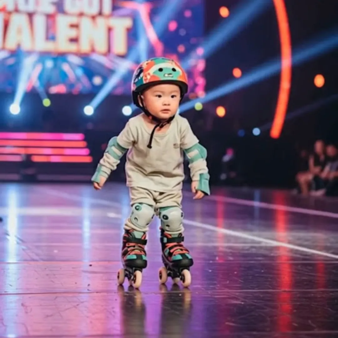 4-Year-Old Skating Prodigy Leaves AGT Crowd in Total Shock