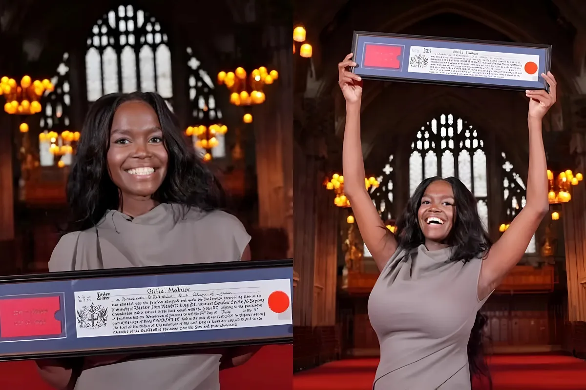Strictly Come Dancing's Oti Mabuse 'delight' in receiving Freedom of the City of London liennhi
