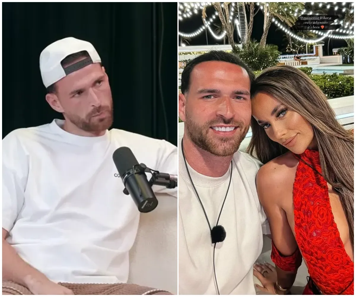 ‘We’ve come a bit away from each other…’ — Love Island’s Ronnie Vint finally breaks silence on split from Harriett Blackmore and stuns fans with brutal on-air swipe that leaves her blindsided and sparks backlash over ‘disrespectful’ podcast moment - suong