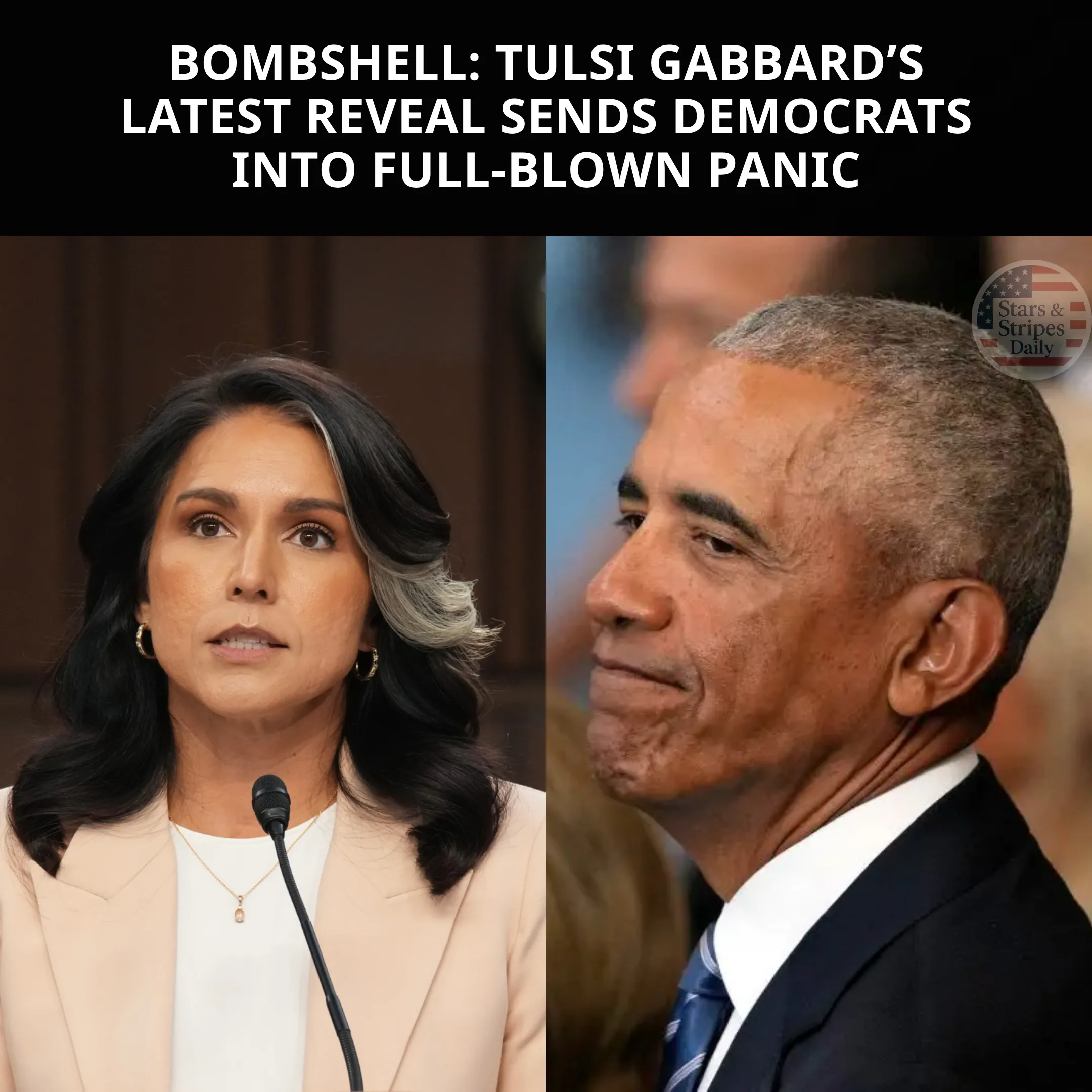 Tulsi Gabbard Promises More Explosive Files Exposing Obama’s Alleged Coup Plot Against Trump Presidency