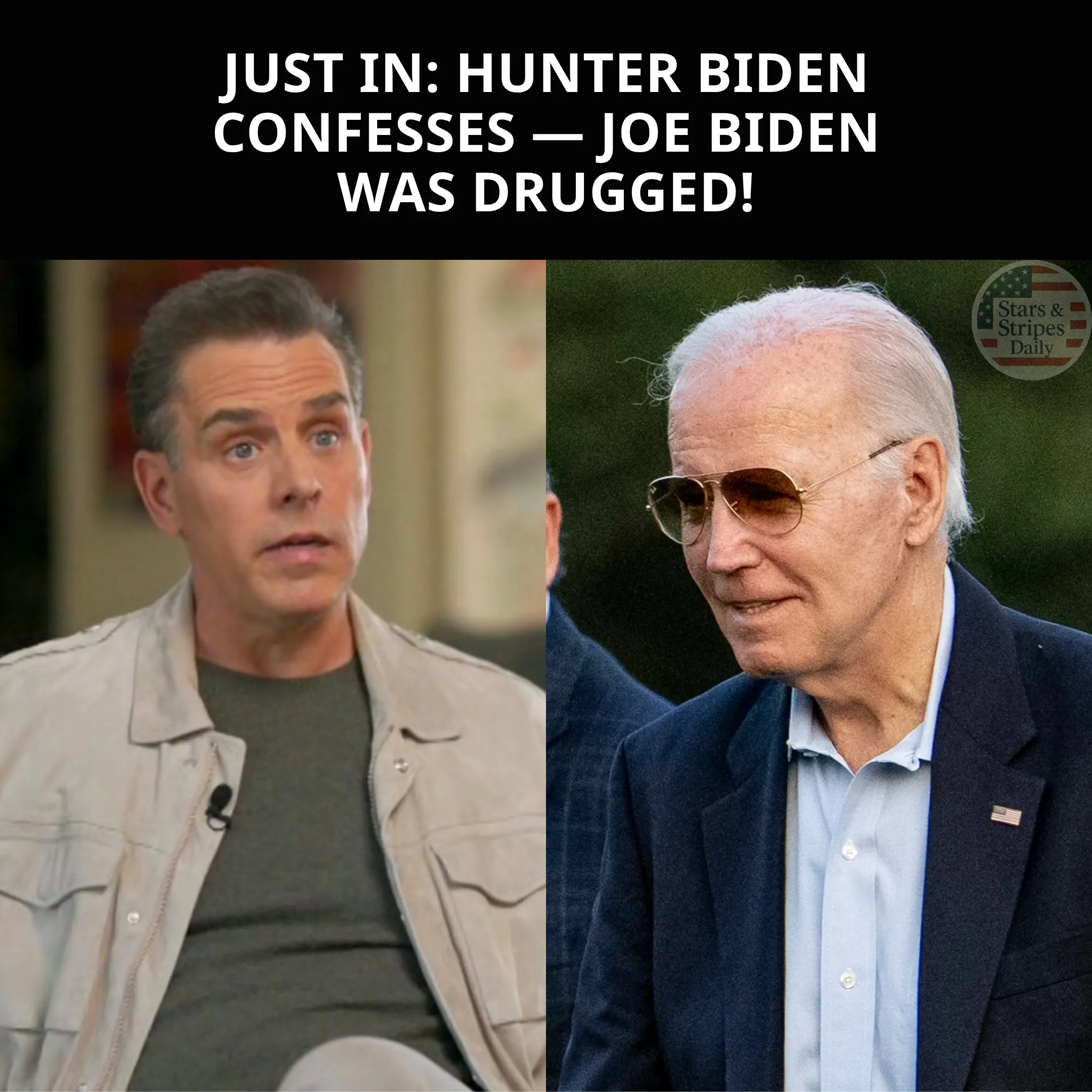 Hunter Biden Exposes Secret Sleep Drug Given to Joe Biden Amid Mental Health Decline Scandal