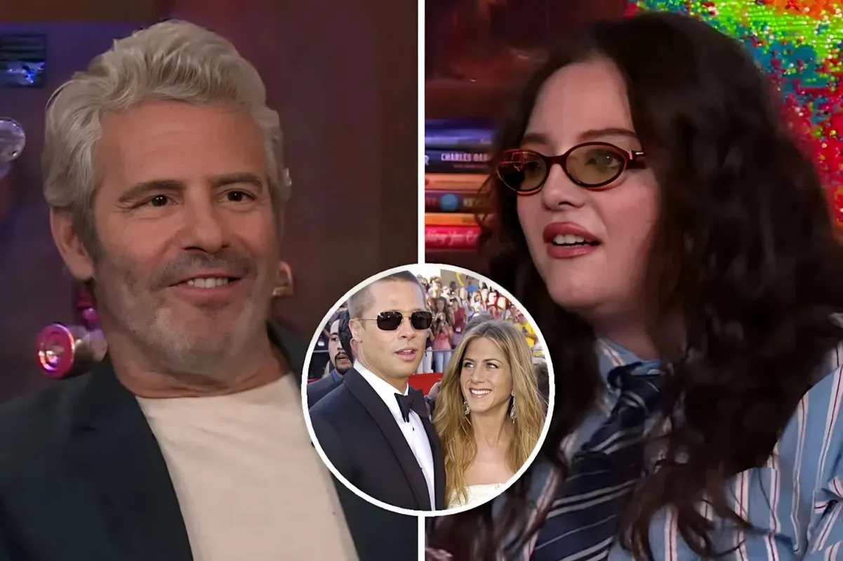 Meg Stalter Stuns Andy Cohen By Revealing Her Couple Goals Are Brad Pitt And Jennifer Aniston: “I’m Not Really Online” - lulu