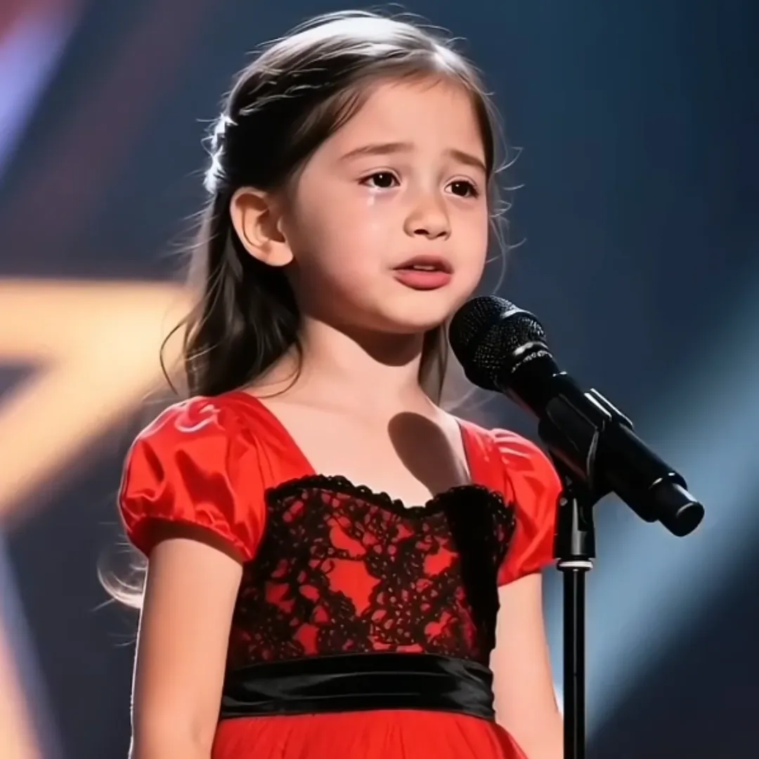 Tears of Courage: Young Singer's Heartbreaking Performance Reveals Silent Struggle