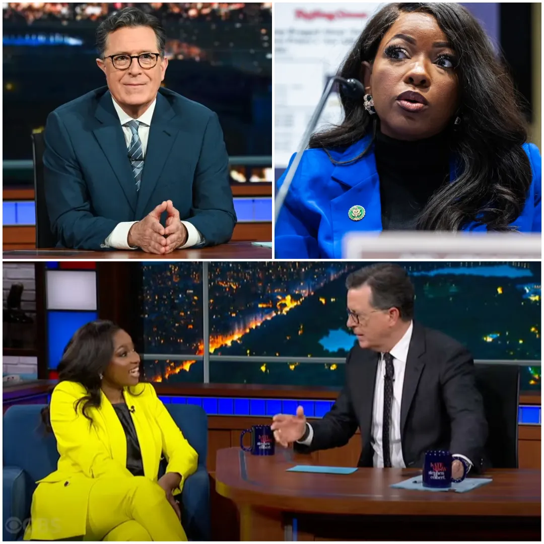 “This Was Never Just Comedy” — After The Late Show was abruptly canceled, Stephen Colbert and Jasmine Crockett struck back with a bold new show aimed directly at CBS