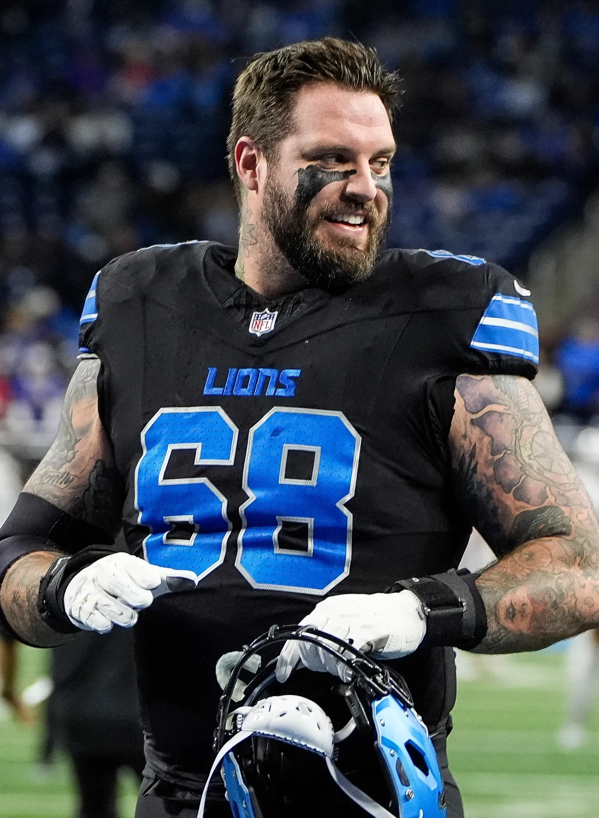Taylor Decker took important step to help Giovanni Manu's development with Lions
