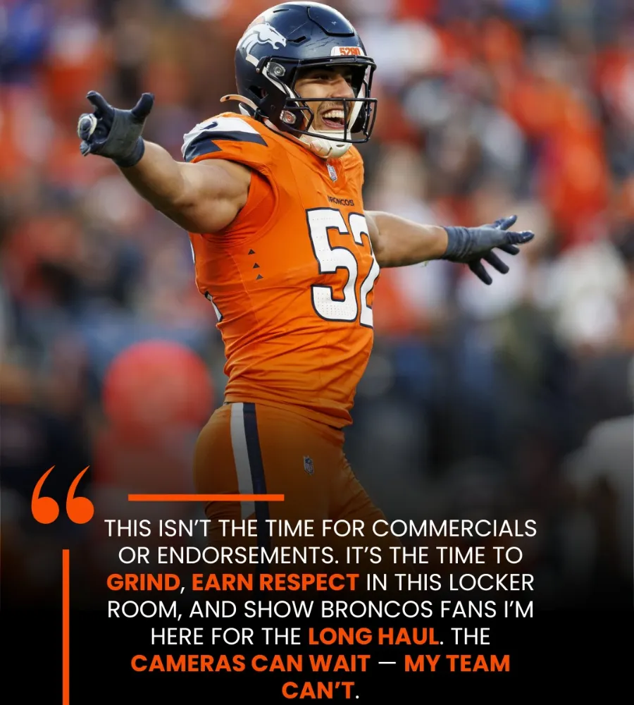 Jonah Elliss Rejects Spotlight to Earn Respect in Broncos Locker Room