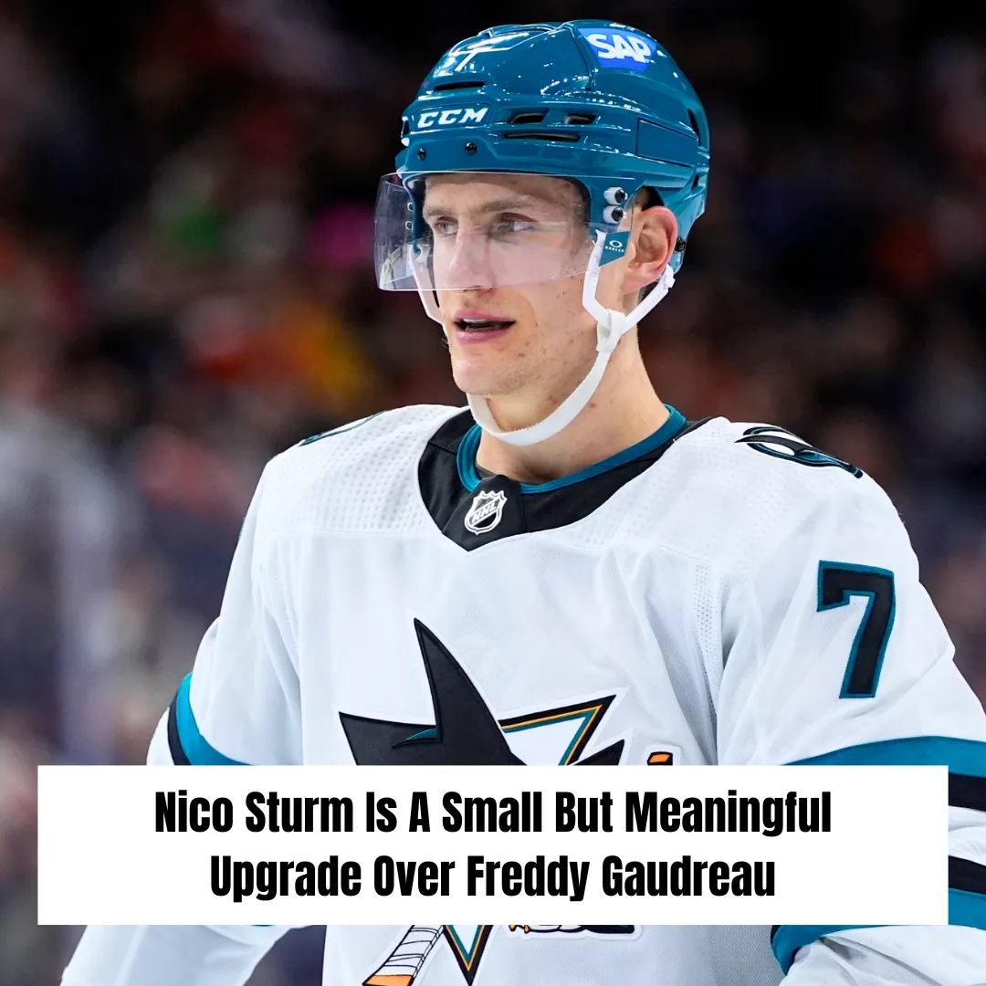 Nico Sturm Is A Small But Meaningful Upgrade Over Freddy Gaudreau
