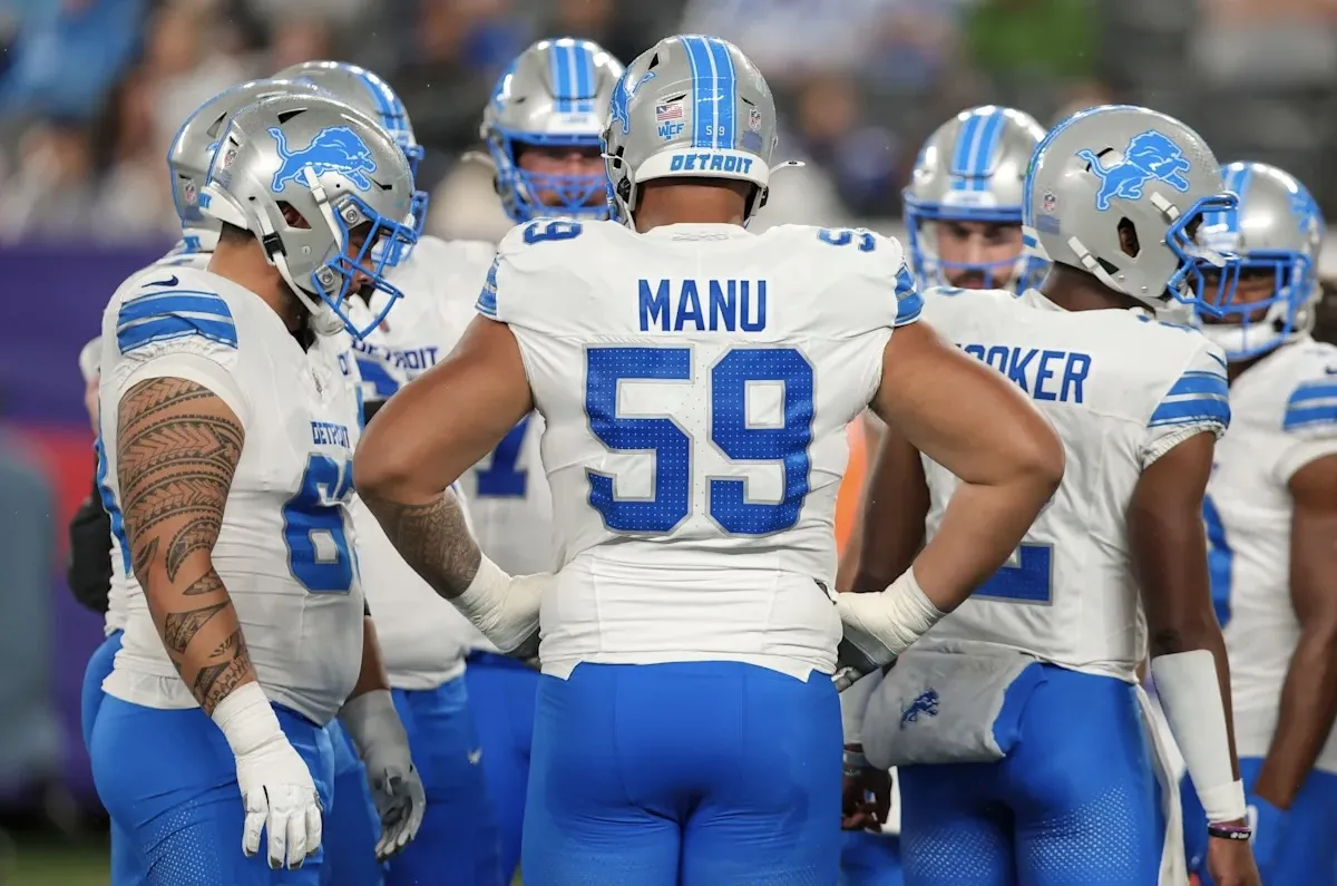 Taylor Decker took important step to help Giovanni Manu's development with Lions