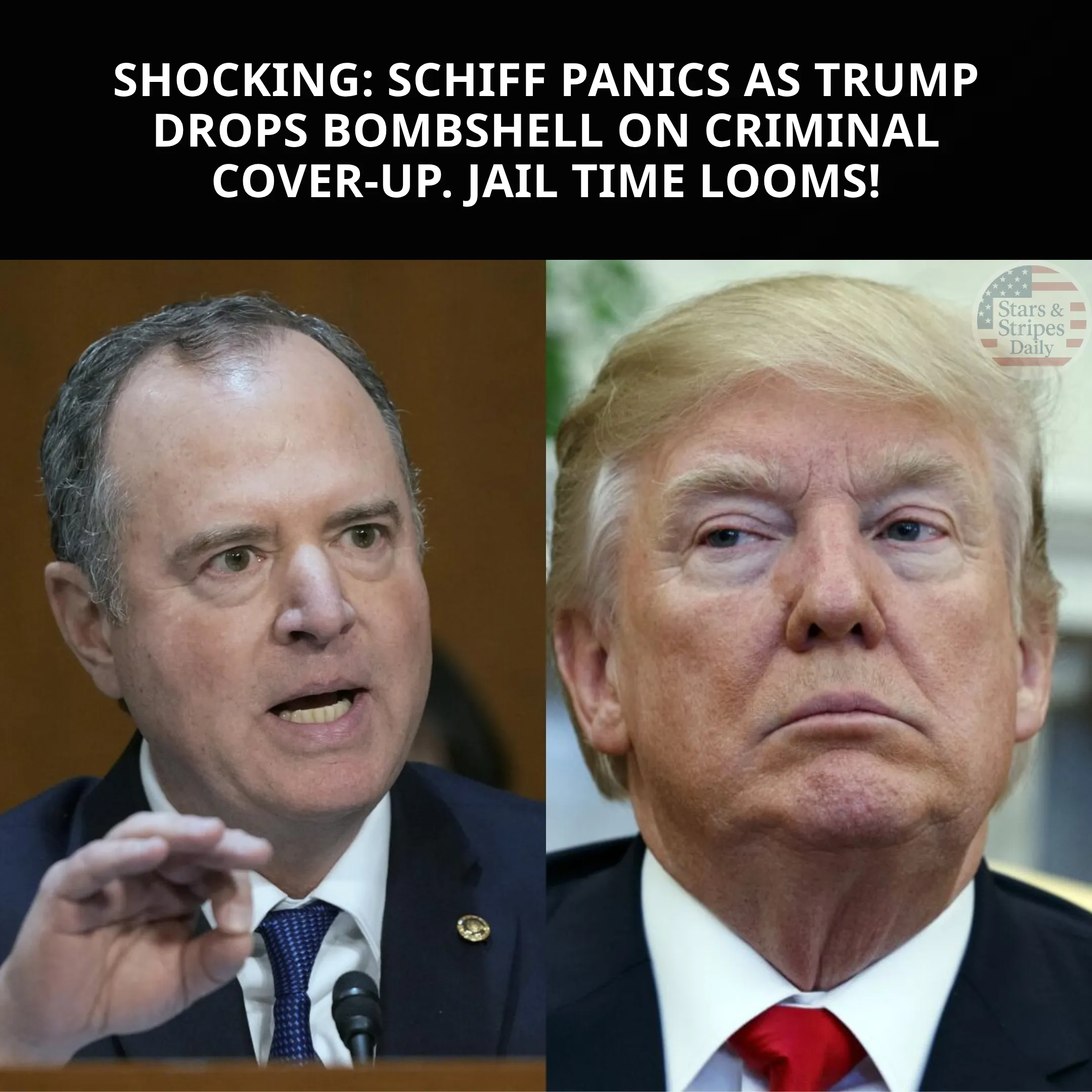 Trump Escalates Feud with Schiff, Calls for Prison Over Mortgage Allegations