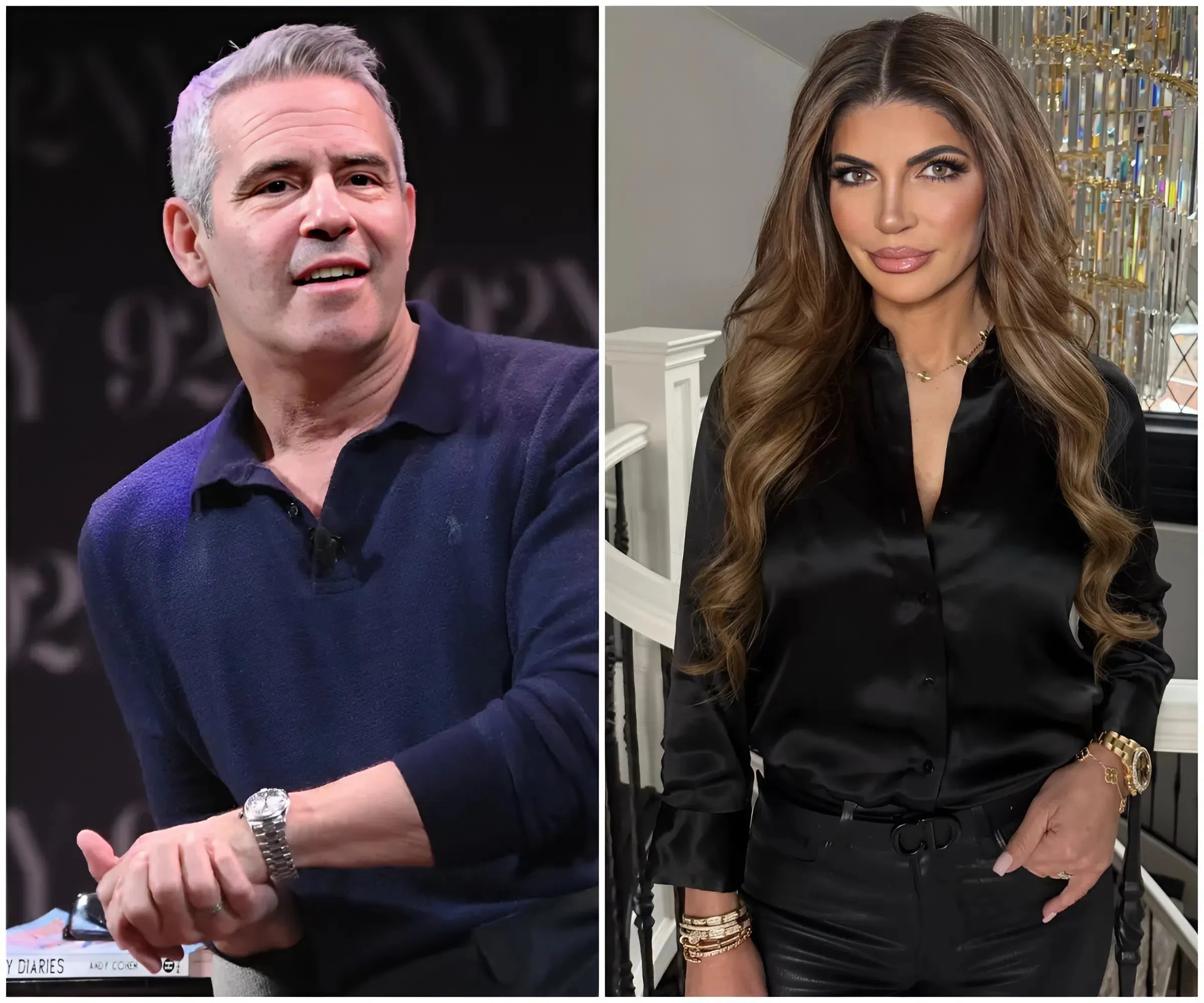 "TERESA GIUDICE ANGRYLY ACCUSES ANDY COHEN OF BANNING HER $18 MILLION MANSION, EXPOSES THE DARK SECRET BEHIND THE SHOCKING BAN!"