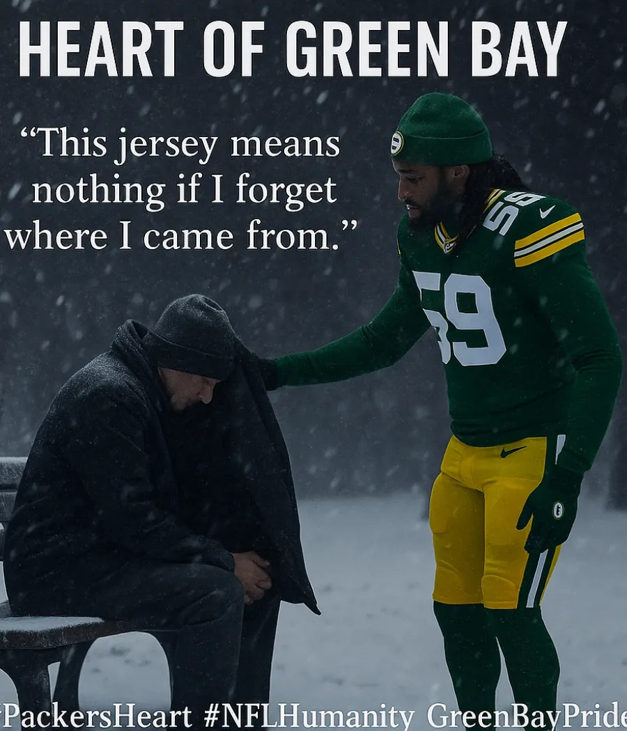 HEART OF GREEN BAY: Packers Star Stops to Help Homeless Man in Snowstorm