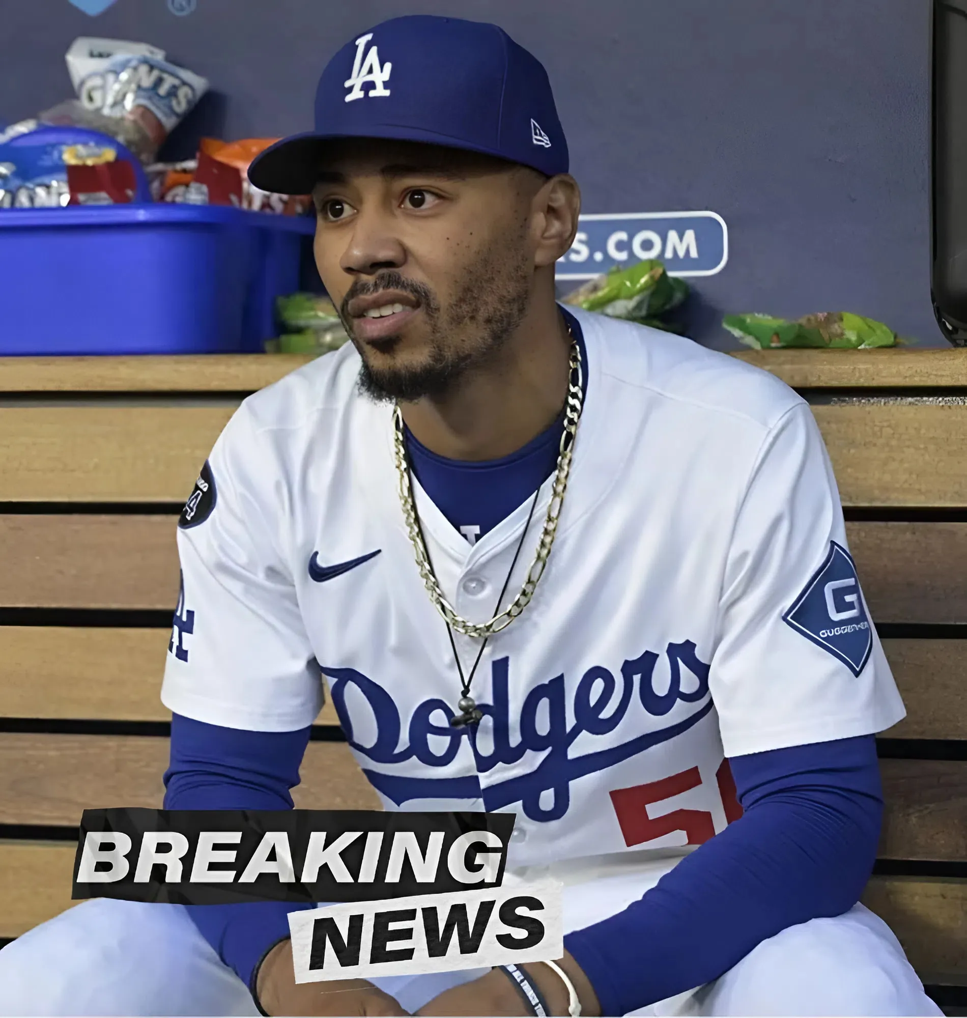 Dodgers’ Mookie Betts may miss series opener vs. Red Sox for undisclosed reason