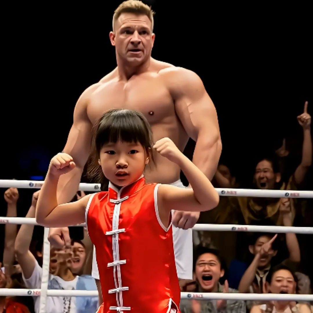Six-Year-Old Girl Knocks Out Reigning Boxing Champion with Aerial Move That Left Arena in Shock