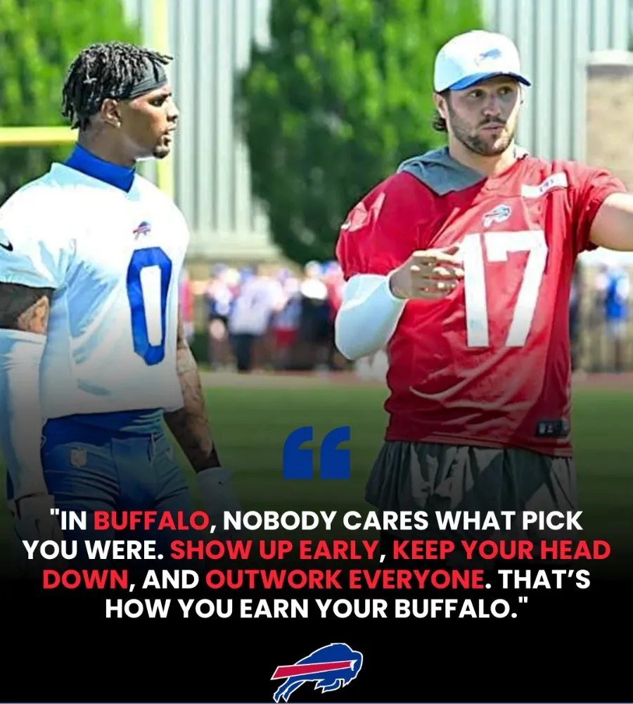 DRAMA AT BILLS CAMP: Josh Allen Bluntly Shuts Down Rookie Fight with Fiery Speech!