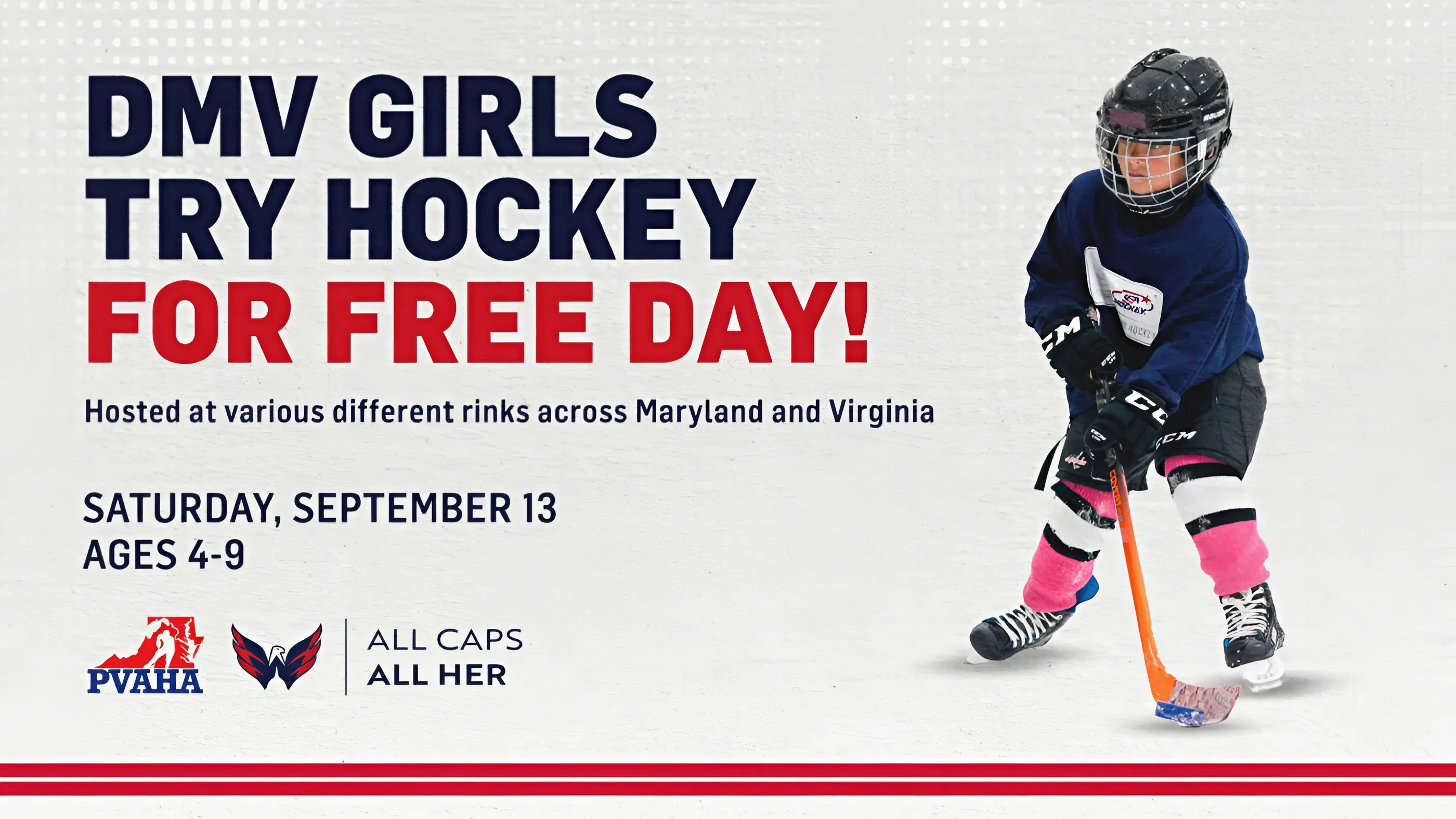 Capitals Launch Free Hockey Program for Girls at Alexandria Rink trucc