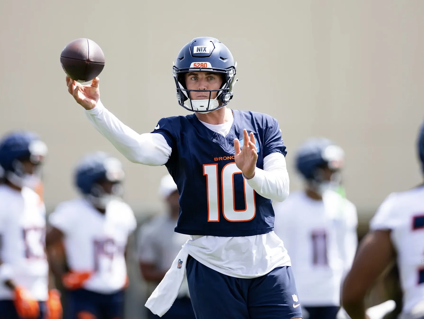 New Broncos Safety 'Wowed' by Bo Nix's Arm Strength & Accuracy