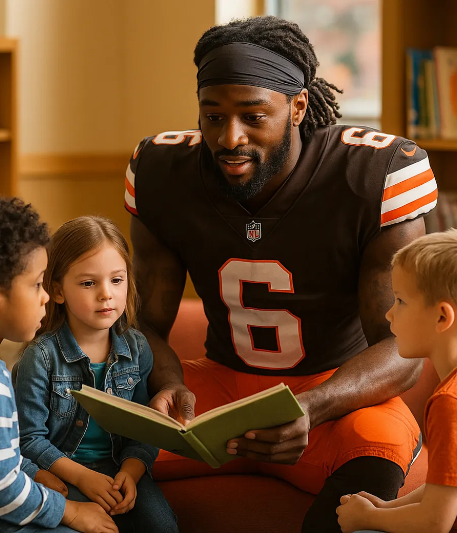 Cleveland Browns’ Jeremiah Owusu-Koramoah Quietly Funds Youth Literacy Project in Cleveland