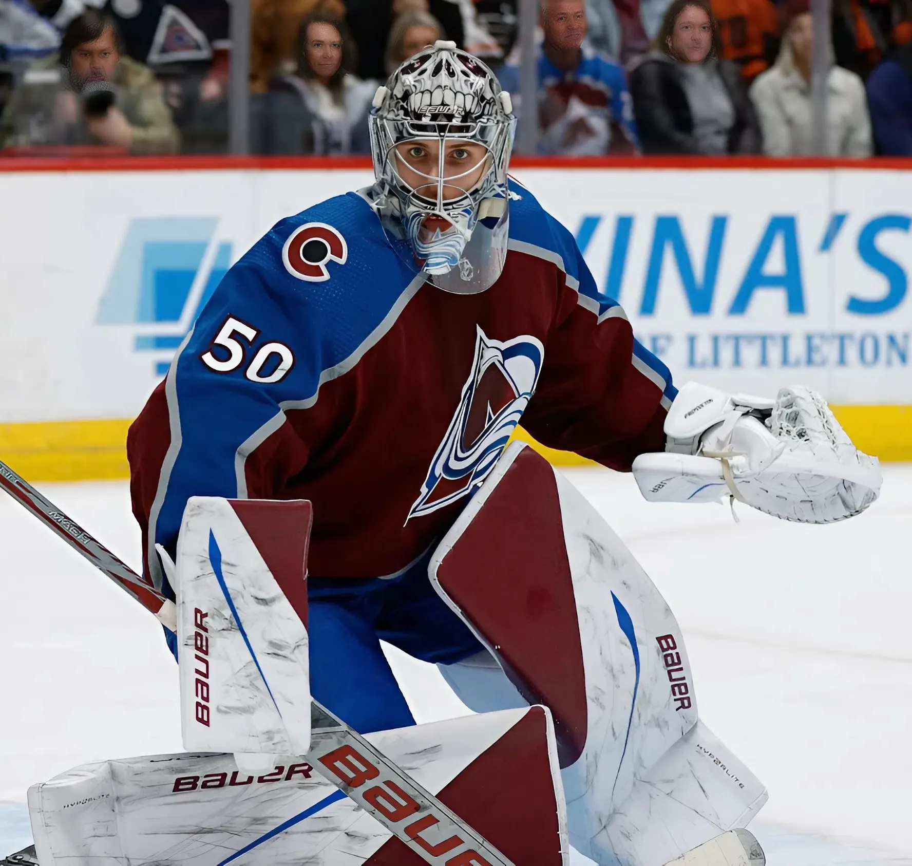Flames New Goalie Battling for Starting Job