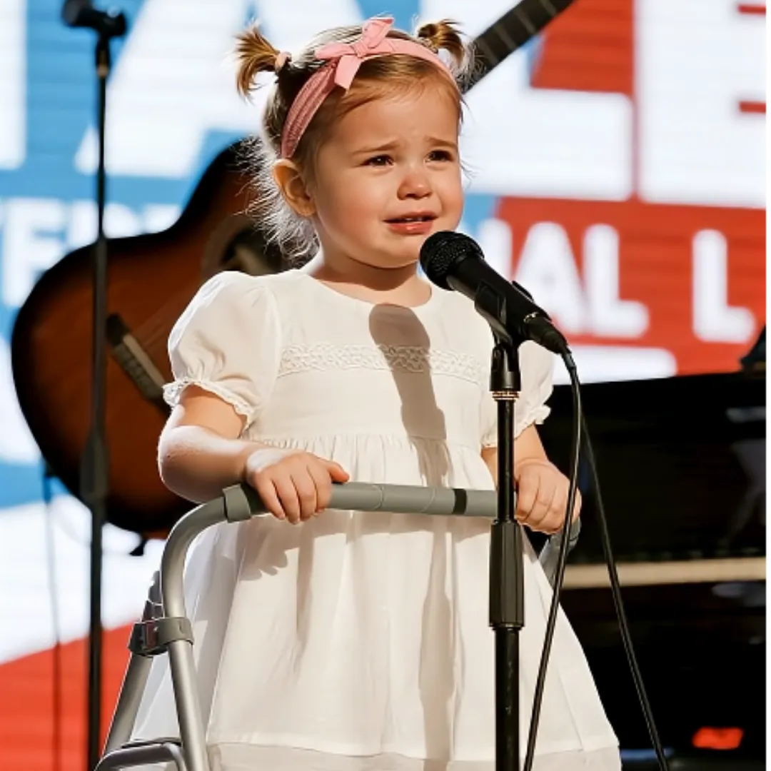 She Stood for Her Sister: 6-Year-Old Girl Walks Onstage to Sing Through Tears