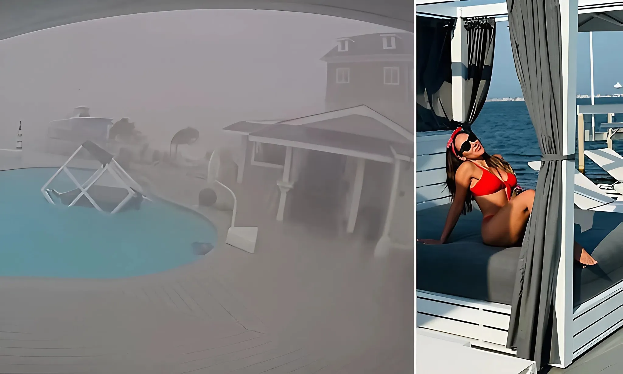 Real Housewives star's house is hit by violent TORNADO as she shares shocking footage of the damage