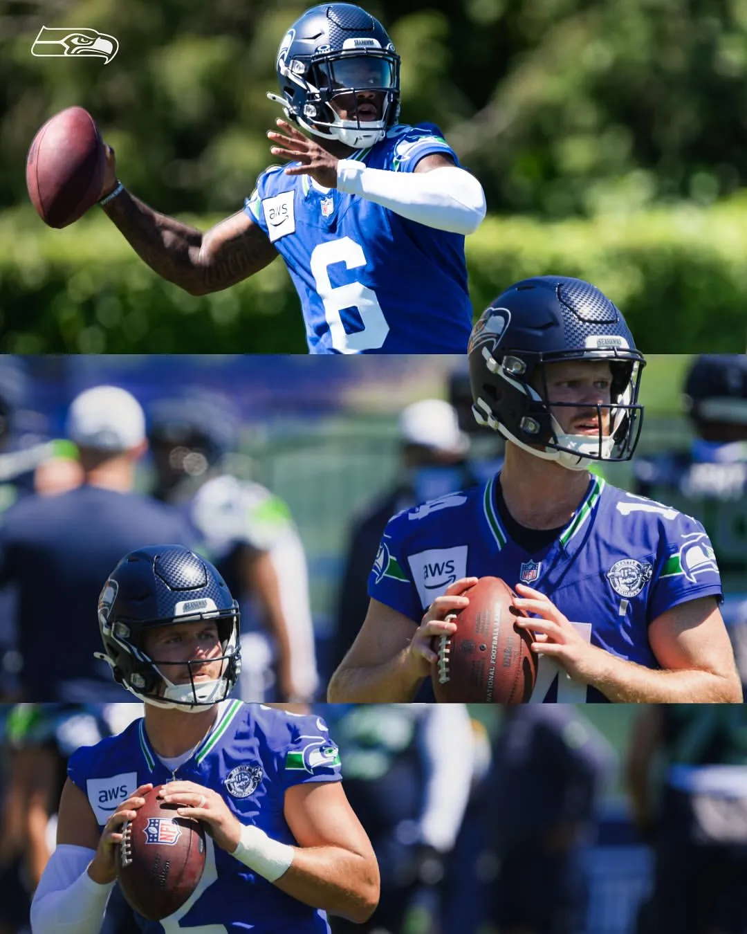 How Seahawks rookie Jalen Milroe punished himself for throwing a non-perfect pass