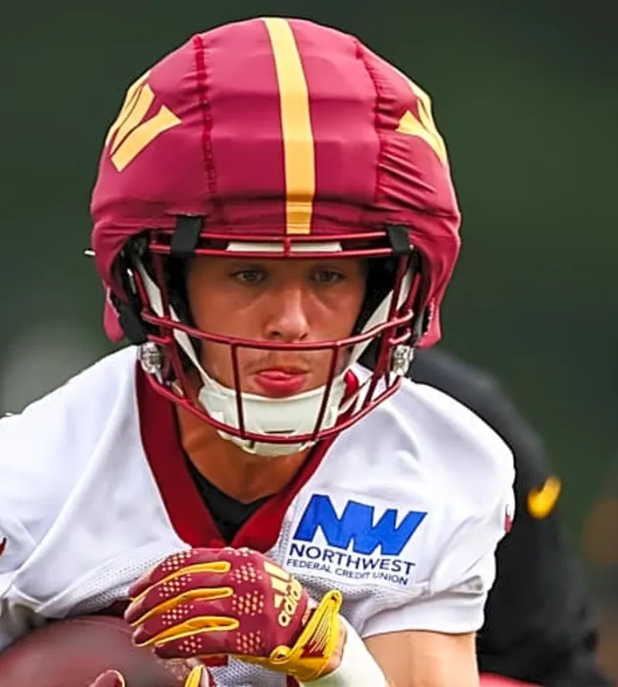 Luke McCaffrey quickly turning heads at Commanders camp as breakout hype soars