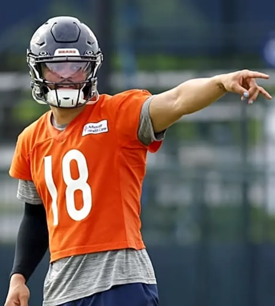 Caleb Williams has best day yet at Bears training camp