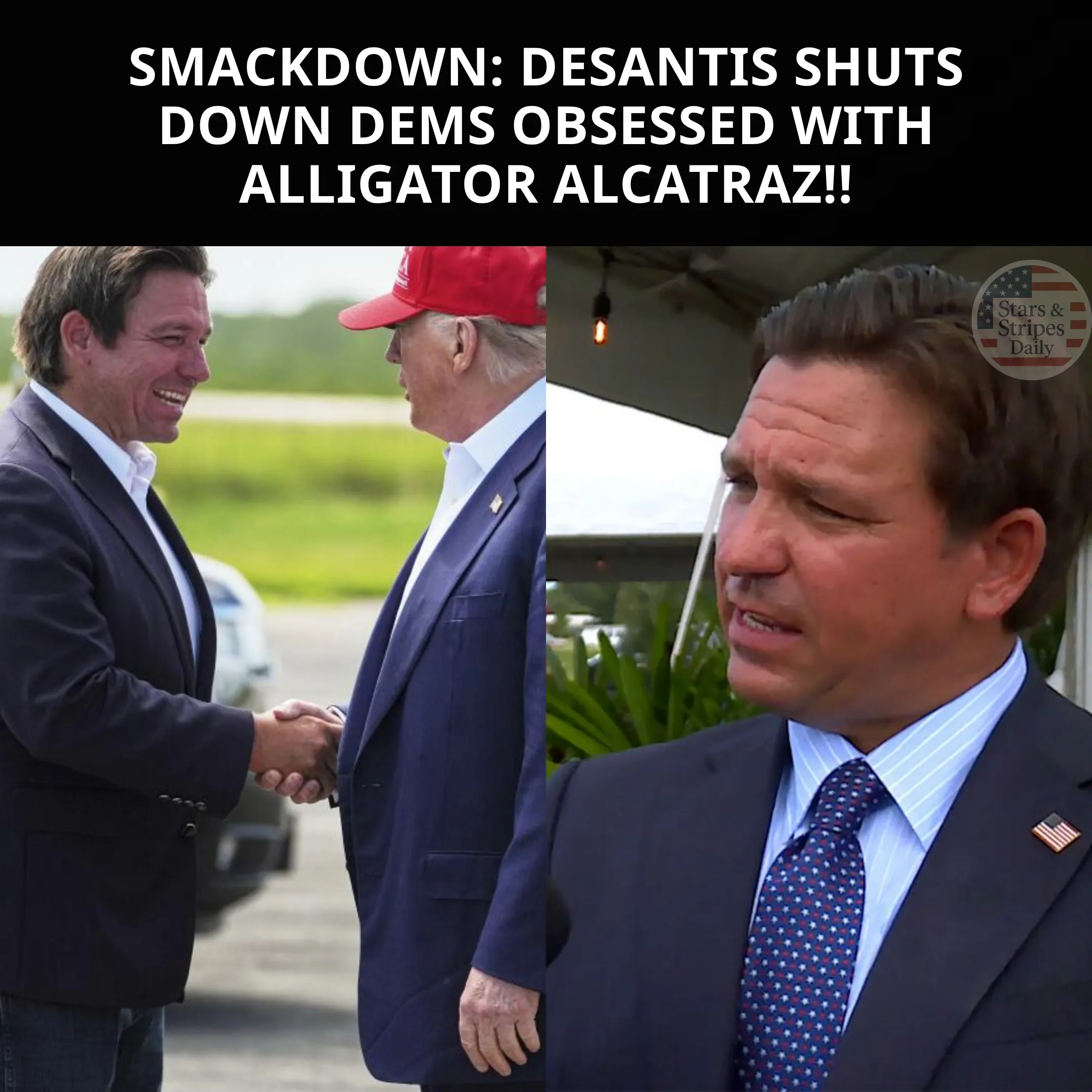 Ron DeSantis Shreds Democrats Over Immigration Hypocrisy and Alligator Alcatraz Outrage in Fiery Speech