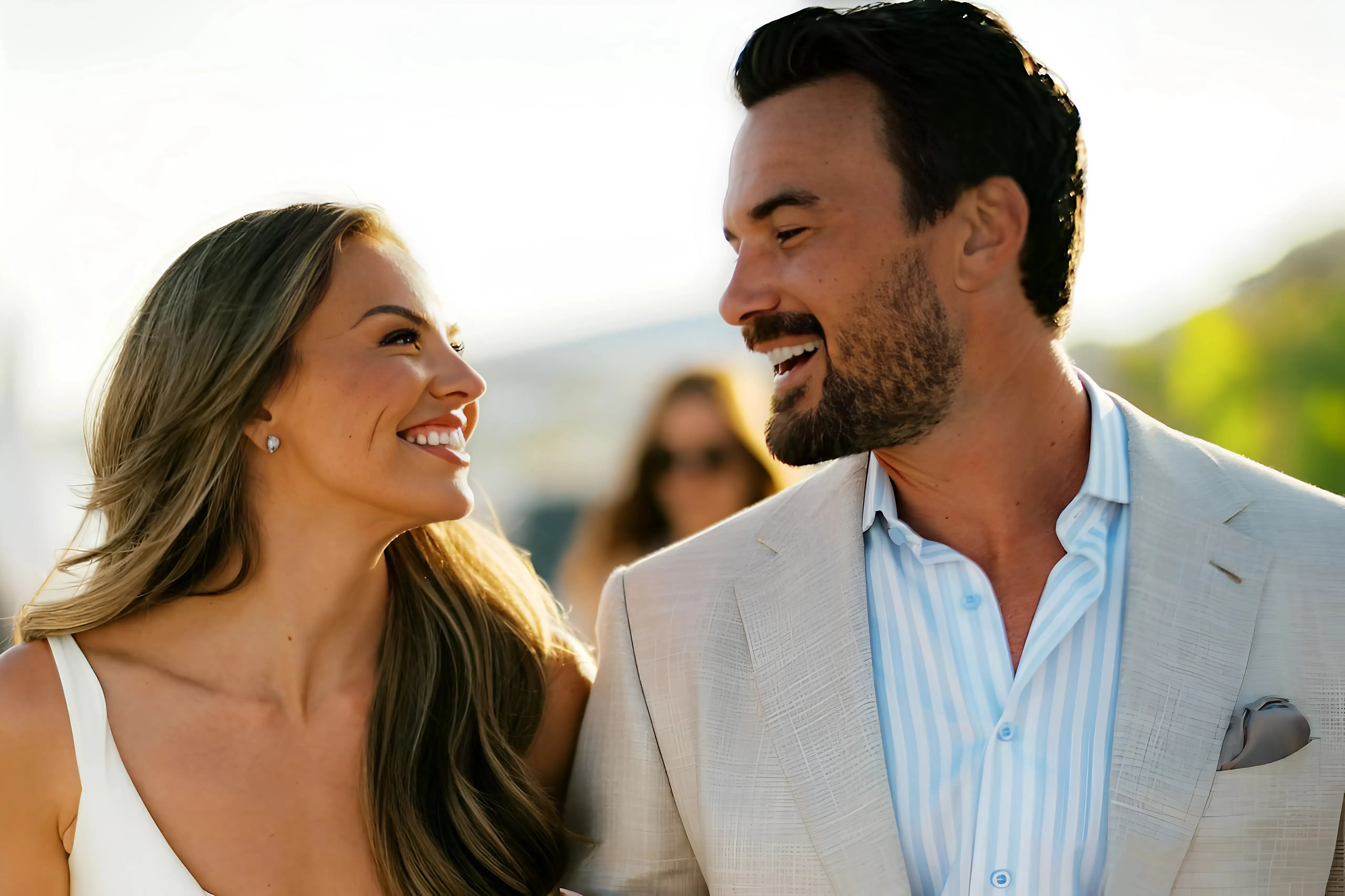 Bachelorette Star Hannah Brown and Adam Woolard Kick Off Wedding Weekend in France with 'Beach Chic' Welcome Party