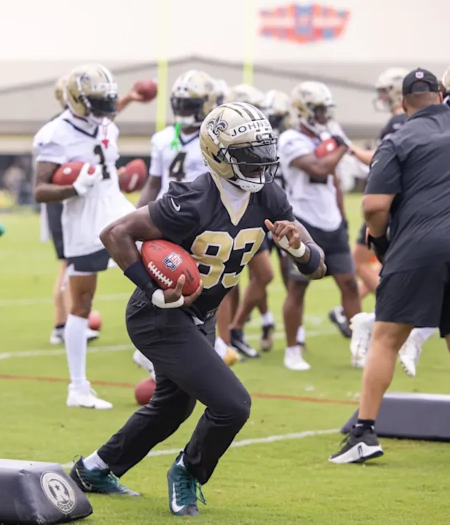 Juwan Johnson lobbies for Saints to sign Noah Fant: 'It'll get us going, man'