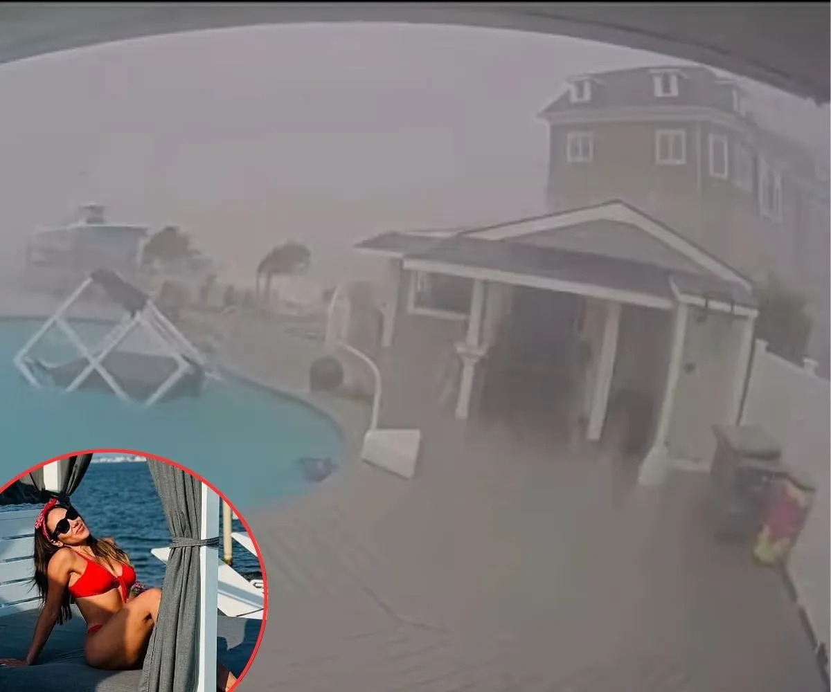 Real Housewives star's house is hit by violent TORNADO as she shares shocking footage of the damage - suong