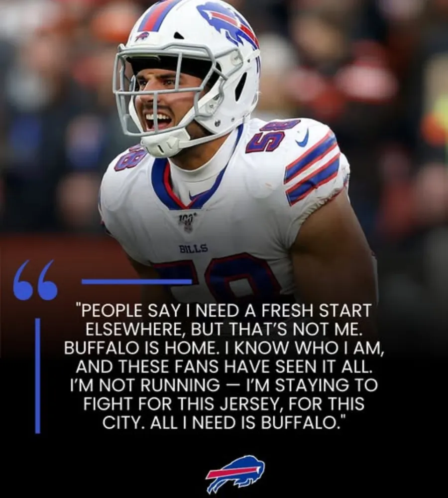 Struggling Bills Veteran Refuses to Leave: ‘All I Need Is Buffalo’