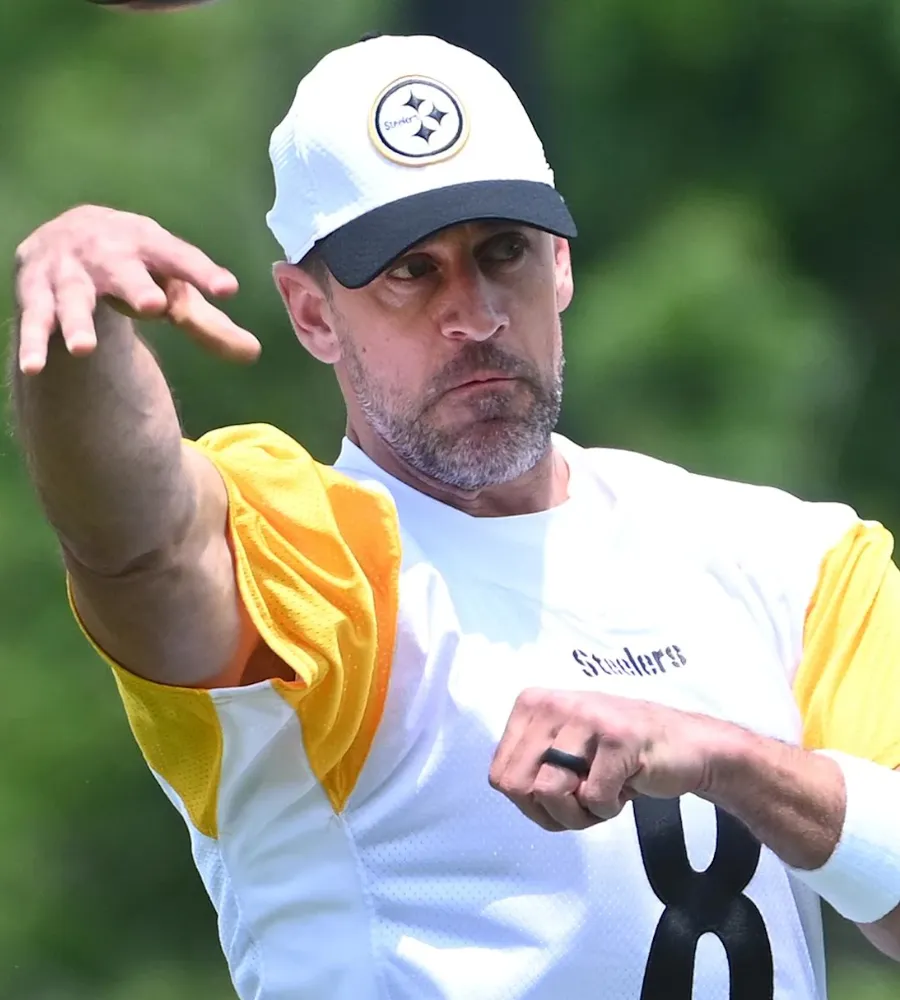 Rodgers Ditches the Stone Face—Reveals Secret Marriage, Says Wife Is His Rock at Steelers Camp!