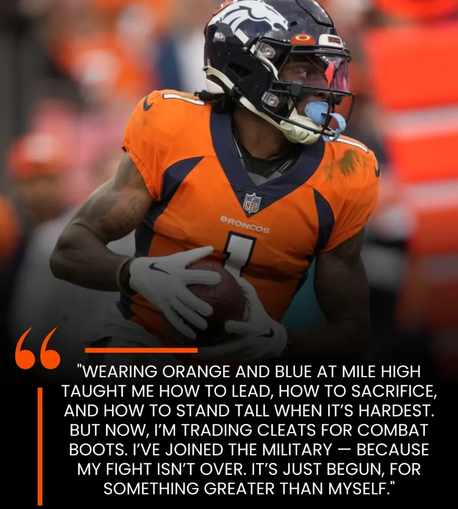 KJ Hamler Bids Emotional Farewell to NFL, Joins U.S. Army in Stunning Career Shift
