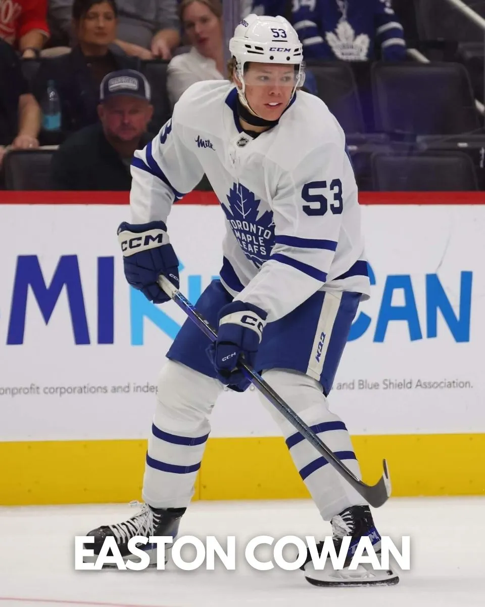 Why the Toronto Maple Leafs should trade Easton Cowan now