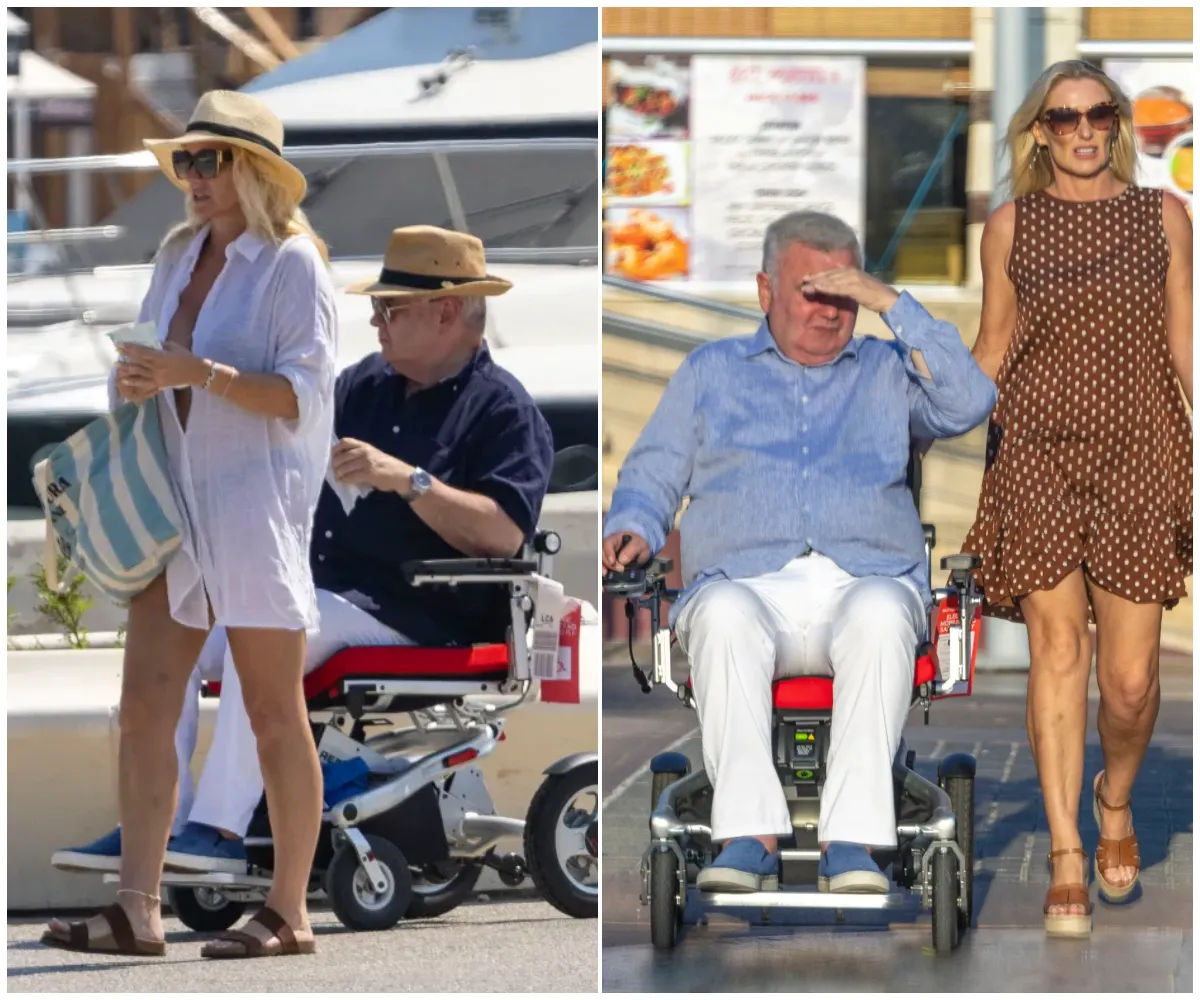 “He looked very happy and relaxed” – TV star Eamonn Holmes, 65, enjoys luxury Cyprus getaway with bikini-clad lover Katie Alexander, 43, as wildfires rage nearby and divorce from Ruth Langsford turns increasingly bitter - suong