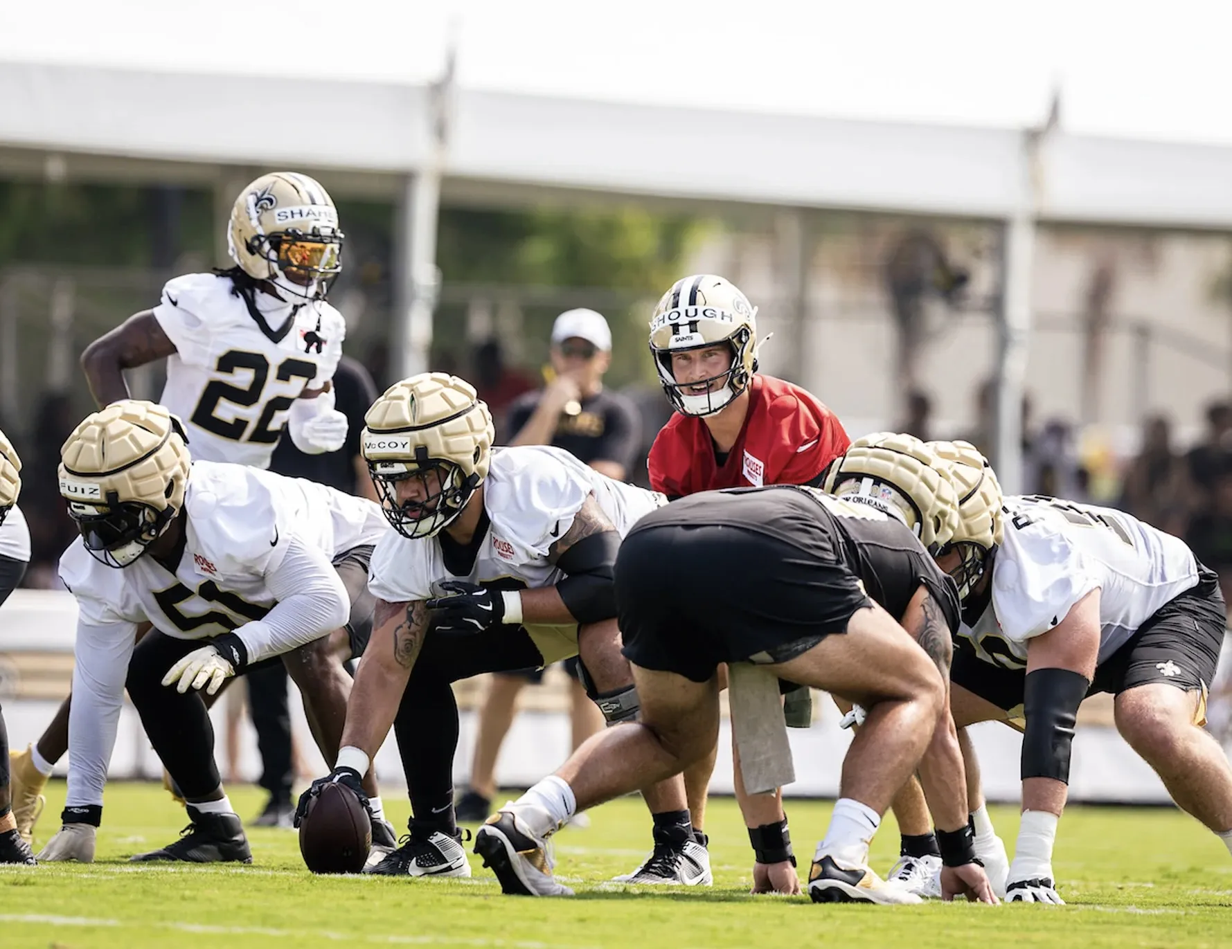 Tyler Shough Leans on Drew Brees in Saints QB Competition
