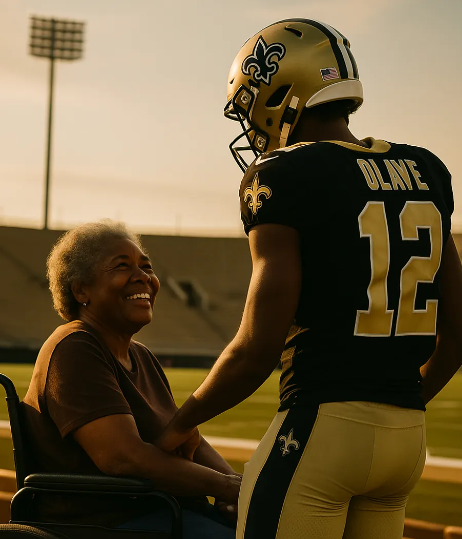 New Orleans Saints Star Wins Hearts With Quiet Act of Kindness