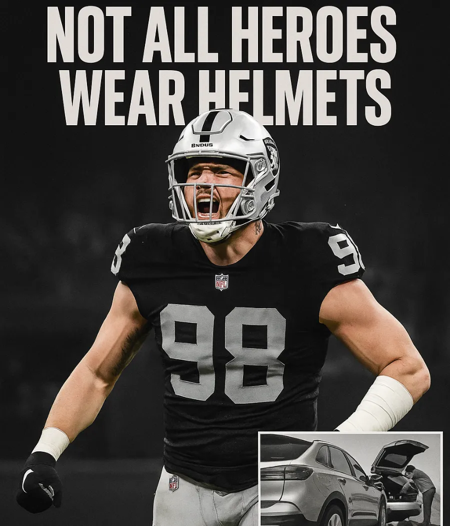 Raiders Star Shocks Fans With Unexpected Act of Kindness — “Not All Heroes Wear Helmets”