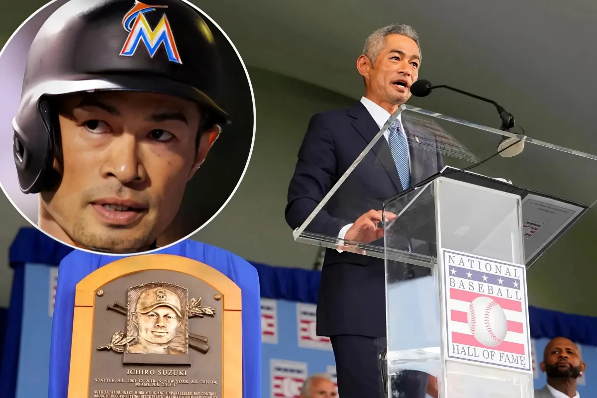 Ichiro delivers savage Marlins joke during Hall of Fame speech - lulu