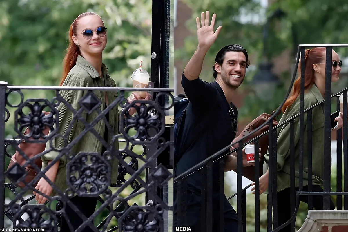 Strictly Come Dancing's new pros Alexis Warr and Julian Caillon are seen with the dancers for the first time as they kick off rehearsals liennhi
