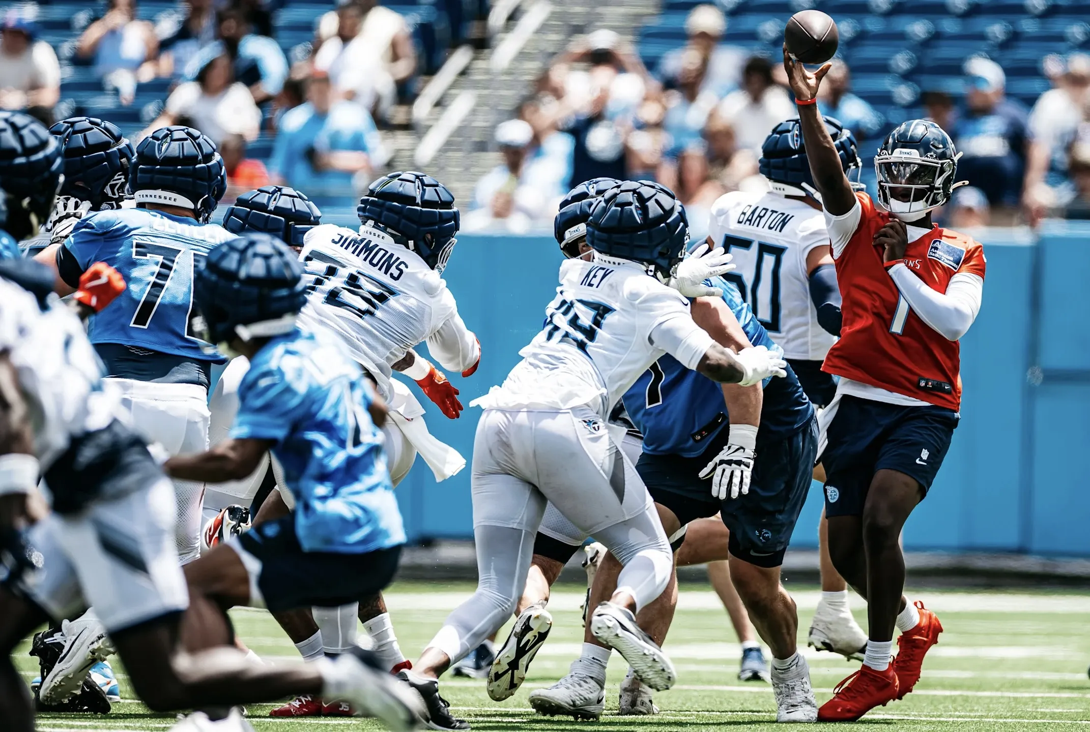 'You see that?' Calvin Ridley accidentally reveals the biggest difference between Titans QBs Cam Ward and Will Levis