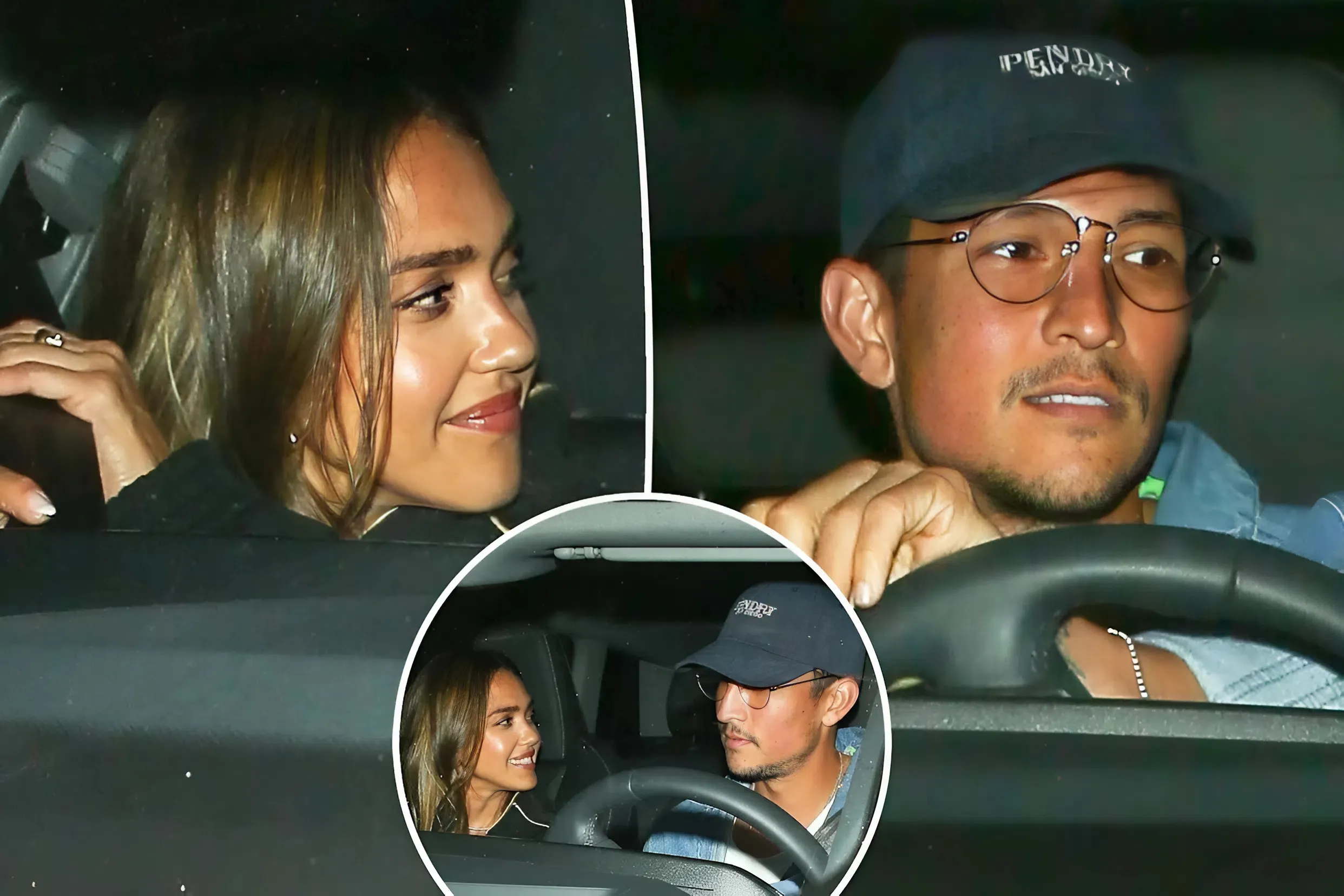Jessica Alba and Danny Ramirez drive off together after dinner date in LA