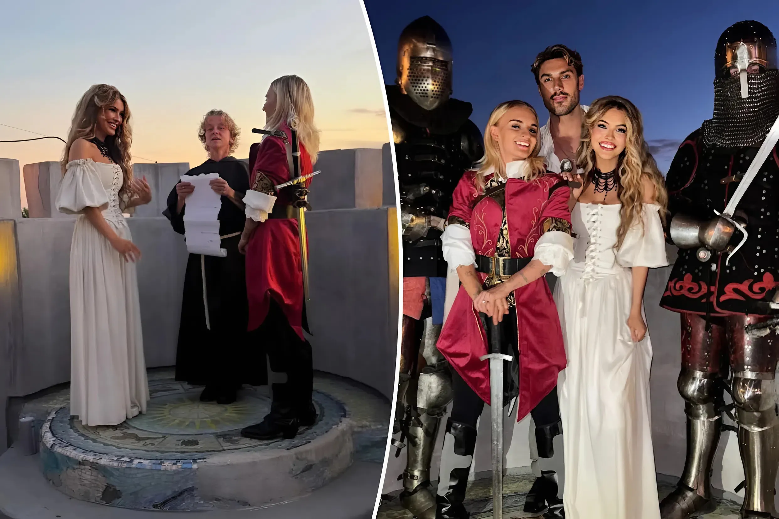 Chrishell Stause marries G Flip for a third time in medieval-themed wedding