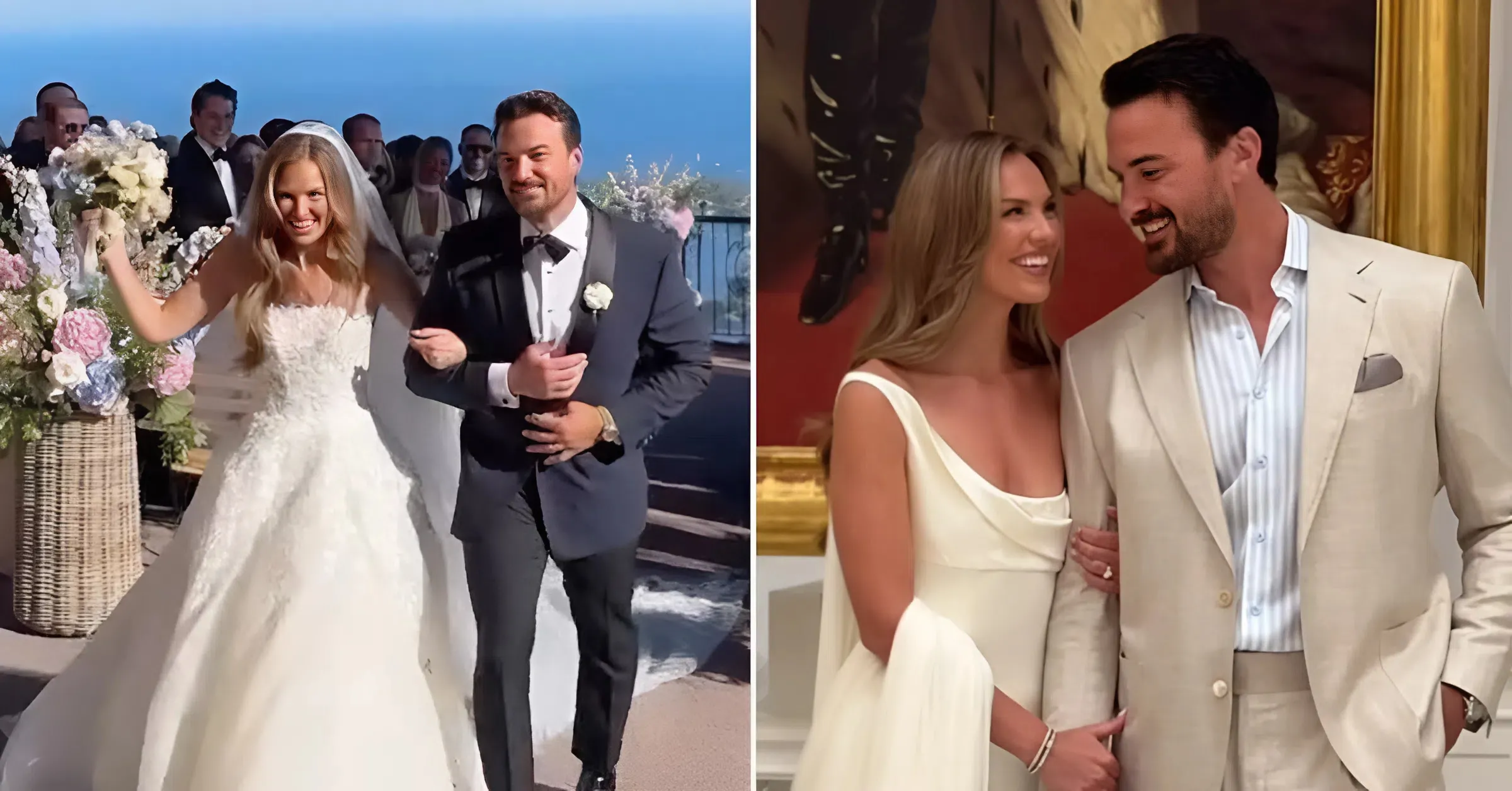 ‘Bachelorette’ alum Hannah Brown marries Adam Woolard in ‘timeless’ wedding in France