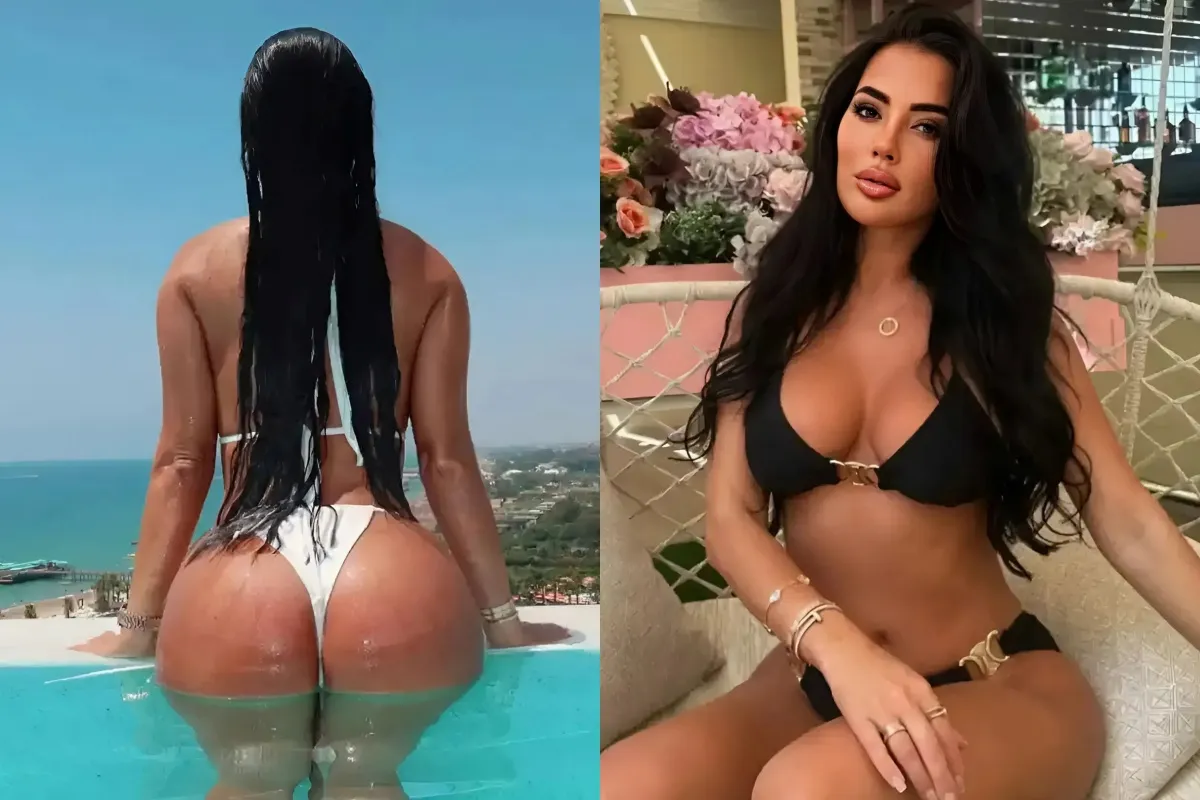 Towie’s Yazmin Oukhellou shows off the result of her secret £3k BBL as she strips off for a swim liennhi