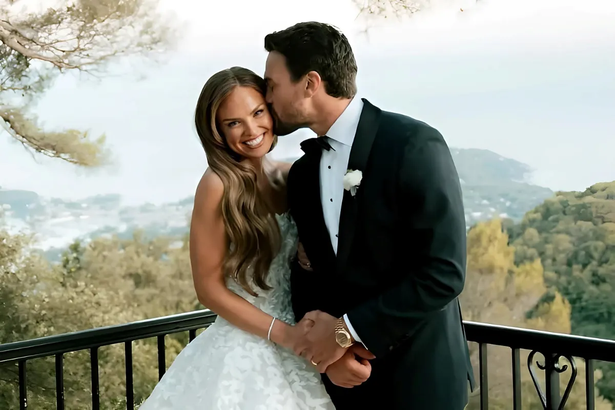Bachelorette Star Hannah Brown Marries Adam Woolard in 'Classic' Coastal Wedding in France tram