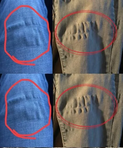 If you’ve ever seen these on your jeans, you’re not alone! Read the reasons in 1st comment 😮👇