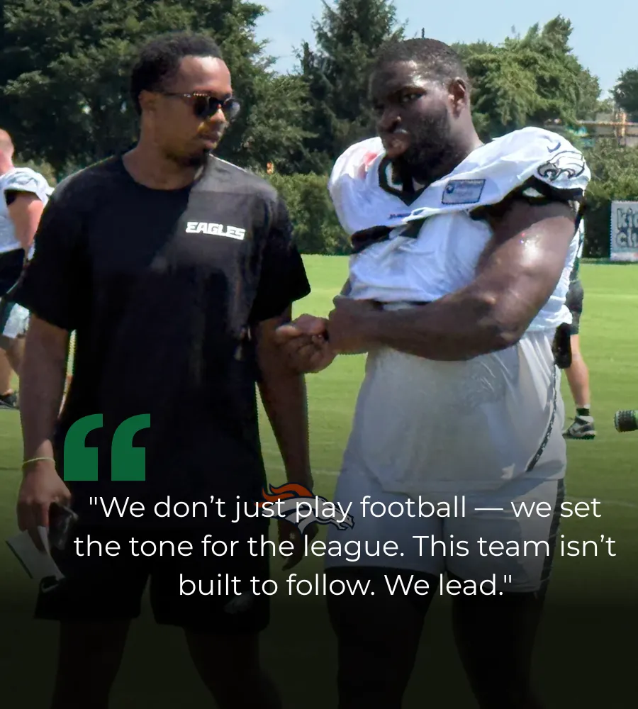 Eagles’ Breakout Beast Moro Ojomo Is the Most Dominant Defender at Camp — ‘He’s Just Twitchy’
